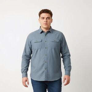 Blue Nobel outfitters  Button-Up‎ Shirt